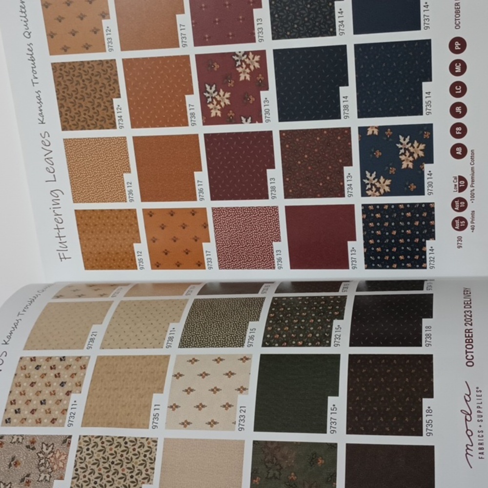 3/$15 Paper Crafting Moda Piece Fabric Catalog - Picture 6 of 16